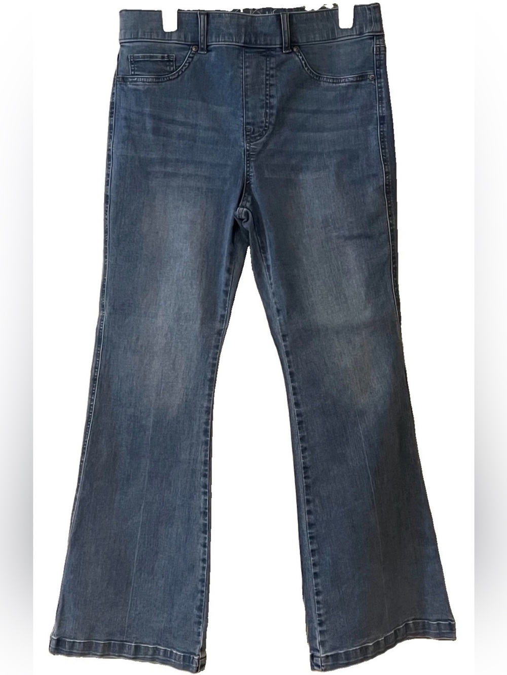 Gloria Vanderbilt Shape Effect Hugh Rise Flare Bell Bottoms Pull On 12S